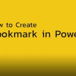How to Create Bookmark in Power BI